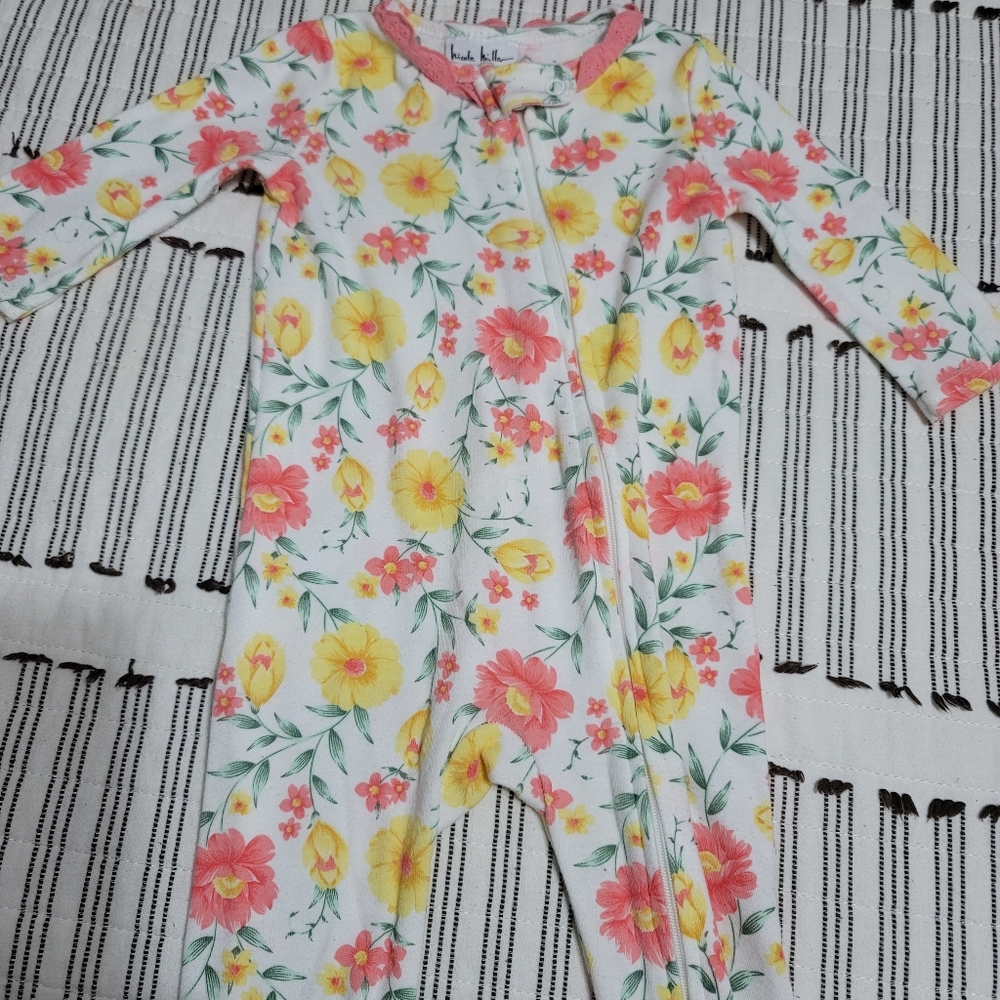 Flowered onesie